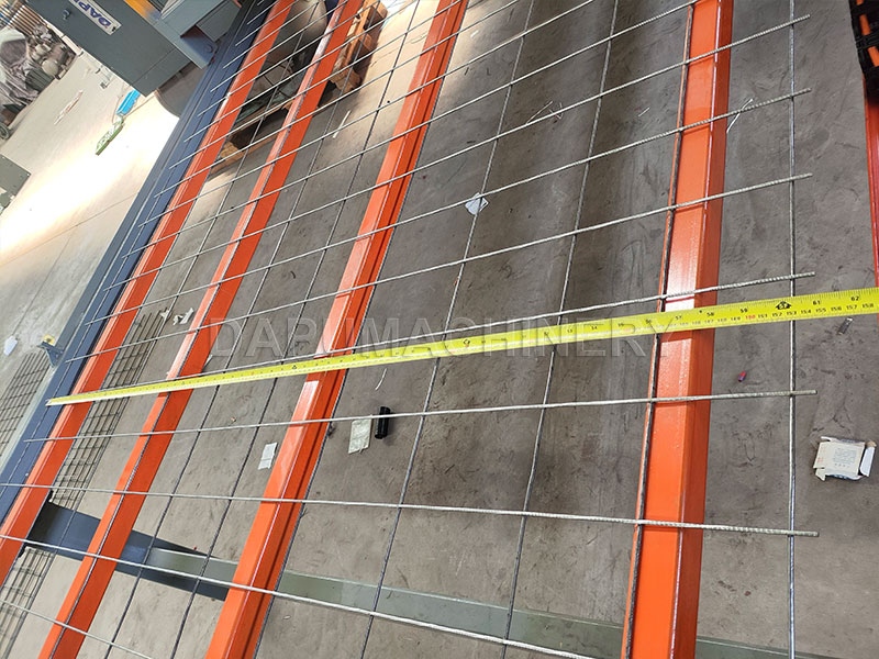 Finished galvanized steel road mesh rolls produced by JIAKE pneumatic mesh machine